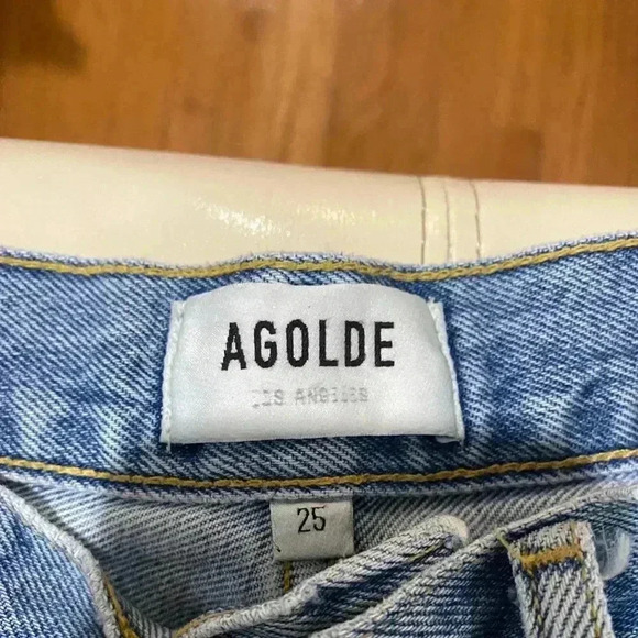 Agolde Denim Dee shorts Sz 25 - Picture 4 of 7